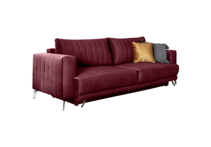 ELISE - Sofa Bed with Sleeping Function Storage Fabric Prestige Series  > Width 250 cm <