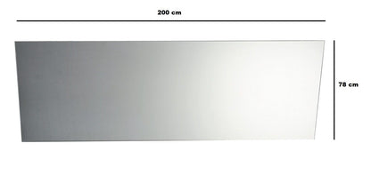 Frameless Full Length Mirror Wall Bathroom Bedroom Decor Vanity >200 x 78cm<