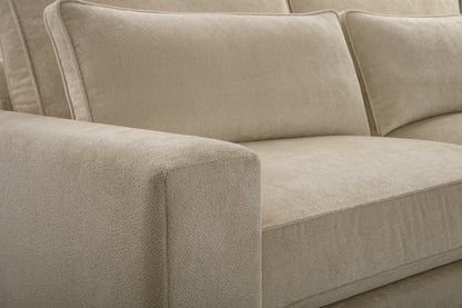 CARA - Sofa in Fabric, Many Colours, Very Comfortable >221cm x 106cm<