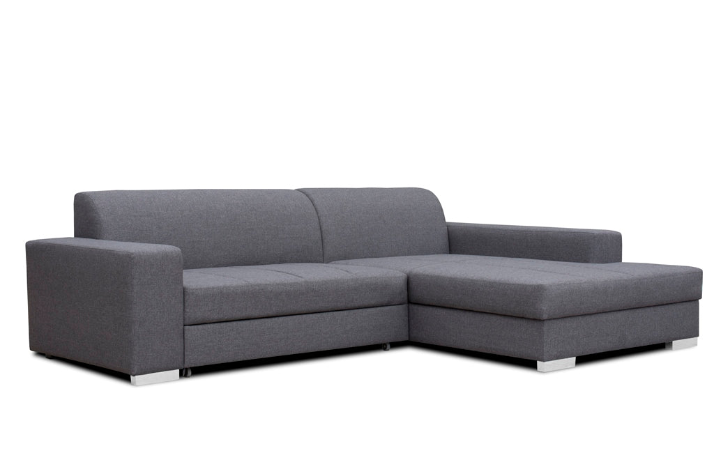 MISTRAEL - Corner Sofa Bed with Storage in Yellow or Grey, FAST DELIVERY >260 x 177 cm<