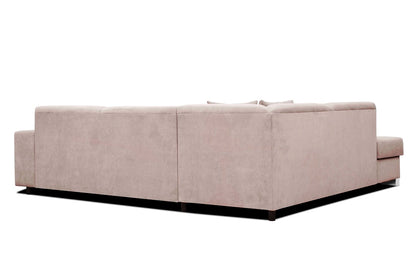 DIDIM - Modern Corner Sofa Bed with Storage and Pull Out Bed. 2 Colours >285x220cm<