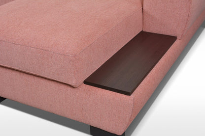 BAILE 1R - Modern Corner Sofa with Storage and Sleeping Function optional >274x172cm<