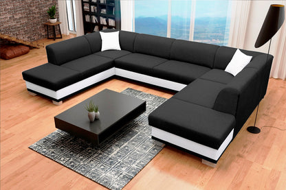ARCO U - huge elegant U-shaped sofa bed with sleeping function >340x220cm<