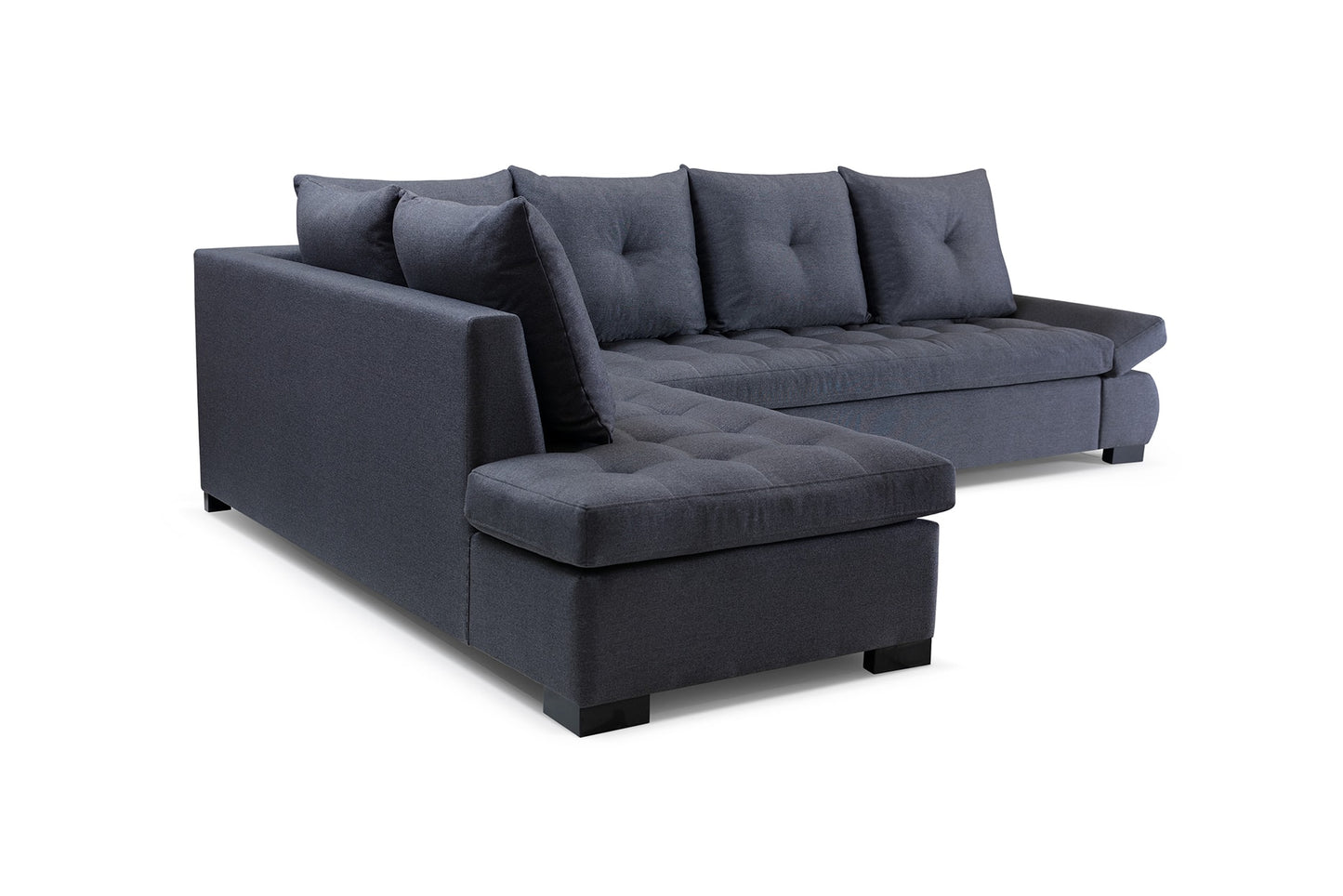 ARISTOCRAT - Very comfortable and elegant Corner Sofa with silicone in seats and awesome set of cushions >320x223cm<
