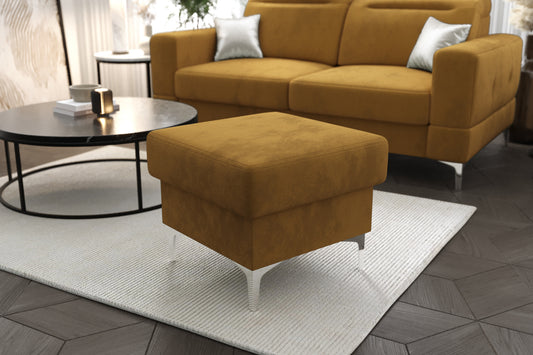 MALIBU FOOTSTOOL - Upholstered Footstool, Many Colours, 3 Sizes