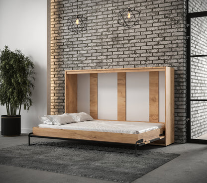 CASA LOFT BED - Horizontal Bed Frame Space Saver Modern  4 Sizes