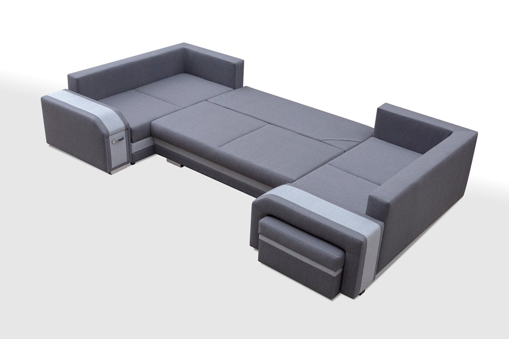 KANSAS U - amazing U-shaped sofa bed with a huge sleeping function wardrobe bunkbed sofa