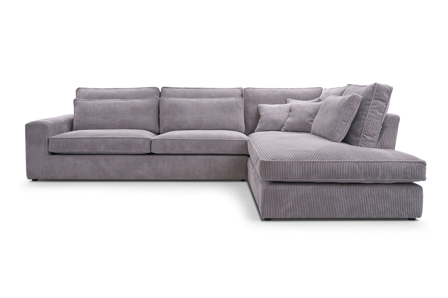 COBY - Very comfortable and elegant Corner Sofa with an awesome set of cushions >314x224cm<